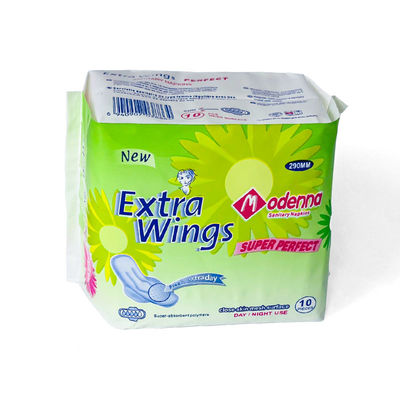 Giá tốt. Sản xuất tại nhà máy siêu mỏng dùng một lần khăn vệ sinh không dệt Pad với in màu xanh dương cho sử dụng ban ngày và ban đêm trực tuyến