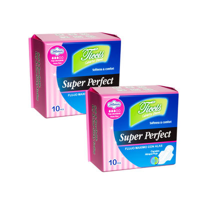 Giá tốt. Bông Ultra Adhesive Napkins vệ sinh cho dung lượng hấp thụ 30-250ml trực tuyến