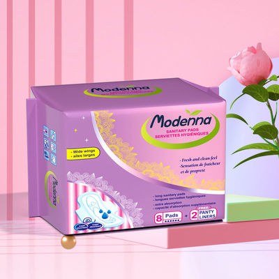 Phụ nữ mặc băng vệ sinh sử dụng hàng ngày thoáng khí Một lớp tùy chỉnh dùng một lần