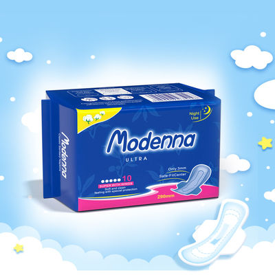 Giá tốt. Bông hữu cơ Băng vệ sinh nữ Khăn ăn siêu mỏng có thể phân hủy sinh học trong thời gian trực tuyến