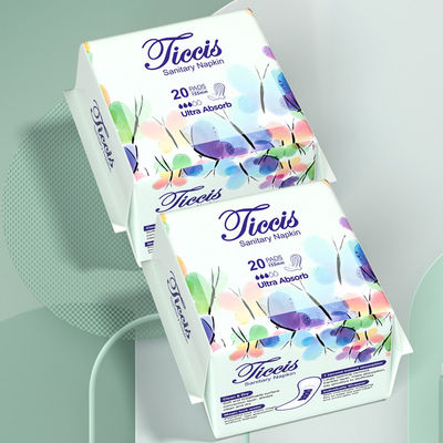 Giá tốt. Ultra dày Một lần sử dụng siêu hấp thụ Sanitary Pads 3-D Leak Guard Blue chip Phụ nữ vệ sinh Ngày sử dụng khăn vệ sinh trực tuyến