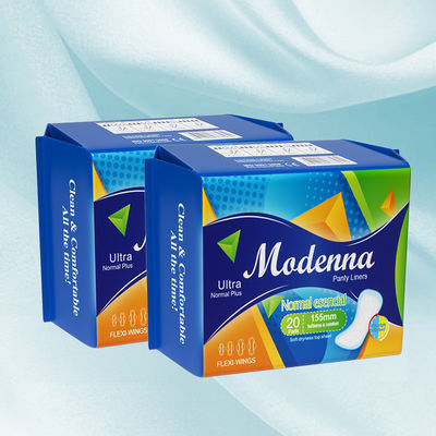 Giá tốt. Cotton Soft Non Woven Topsheet Phụ nữ Sanitary Napkin Wing loại 285mm trực tuyến