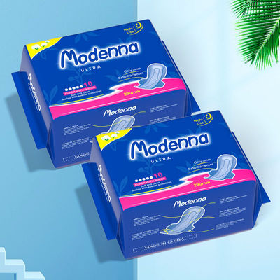 Giá tốt. Nước hoa tự nhiên sử dụng ban đêm kéo dài 290MM Phụ nữ kinh nguyệt Pad Phụ nữ có cánh khăn vệ sinh chống rò rỉ trực tuyến