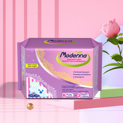 Phụ nữ Cotton Ultra Thin Night Sanitary Pads Một lần sử dụng Hàn Quốc Sanitary Napkin